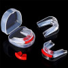 Boxing mouthguard, double-sided, with storage container